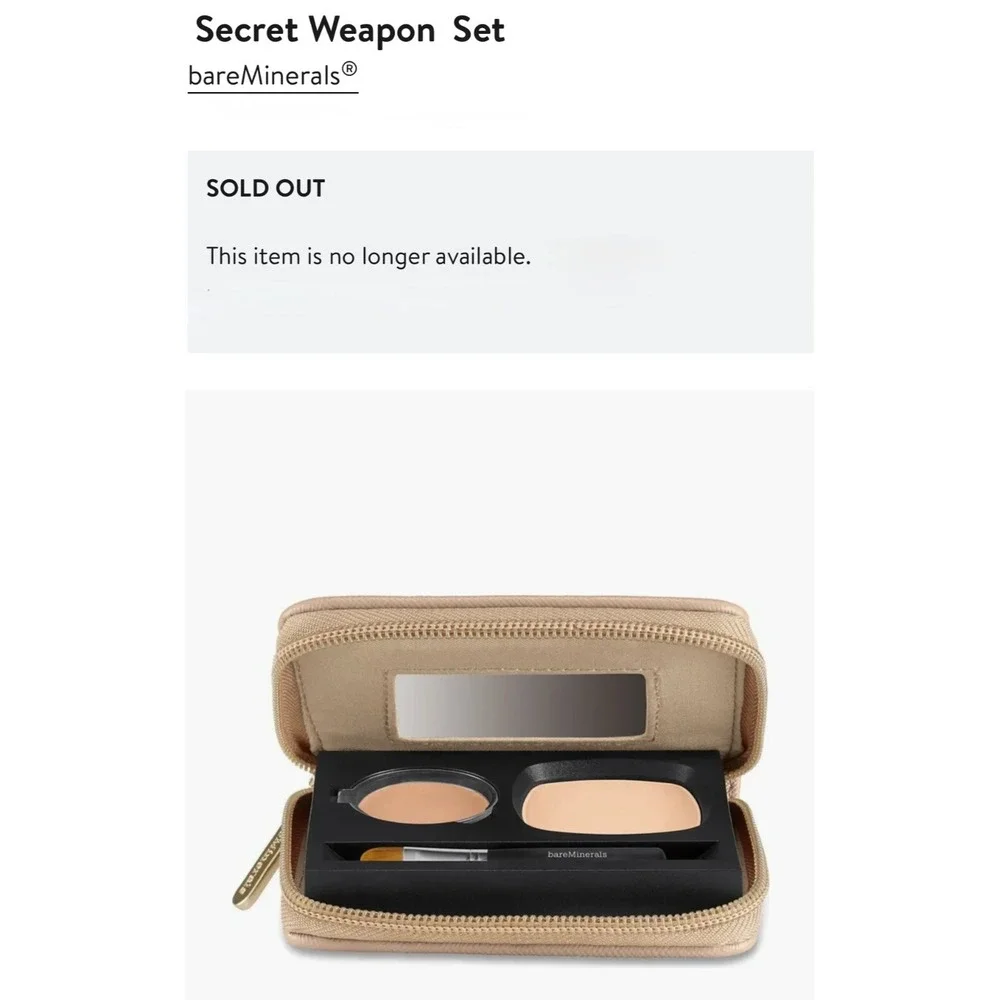 bareMinerals Secret Weapon Correcting Concealer & Touch Up Veil Duo Light‎ 1